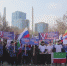 Флешмоб с участием активистов движения и активной молодёжи городского округа г. Аргун - Мэрия города